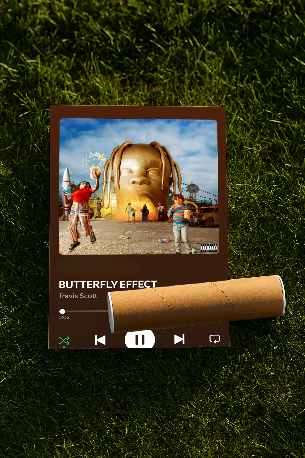 Travis Scott - Butterfly Effect Plakat