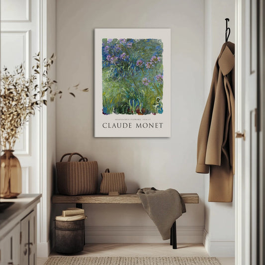 Claude Monet - Agapanthus Flowers Obraz