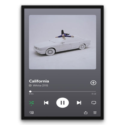 White 2115 - California Plakat