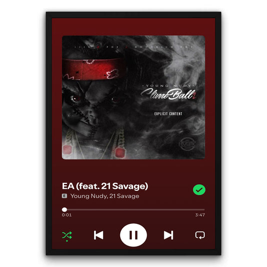 21 Savage - EA Plakat