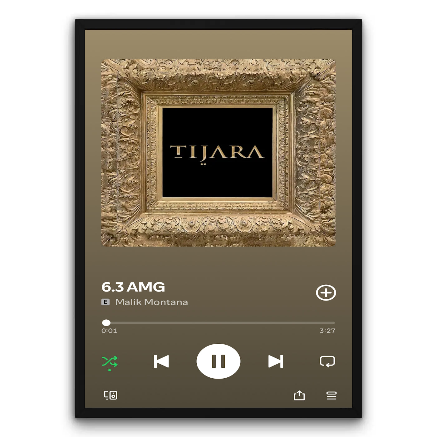 Malik Montana - 6.3 AMG Plakat