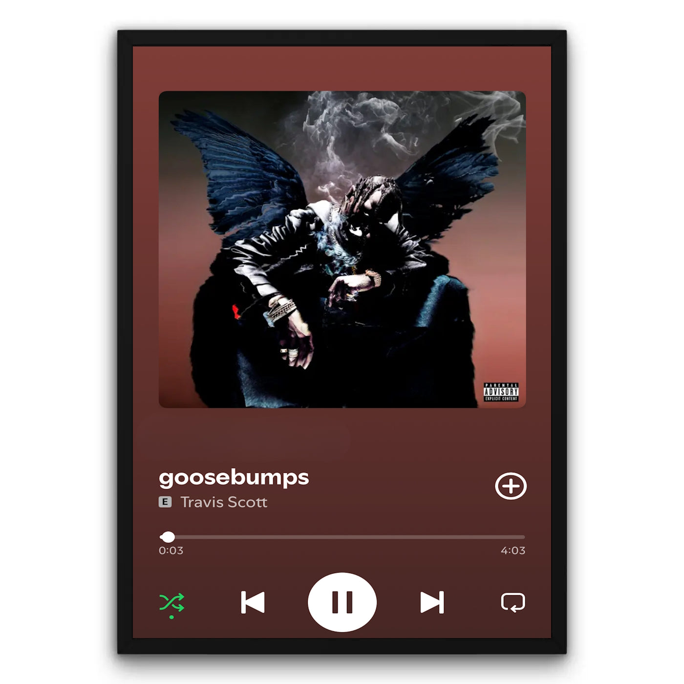 Travis Scott - Goosebumps Plakat