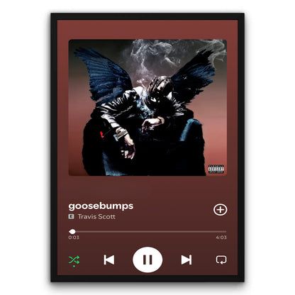 Travis Scott - Goosebumps Plakat