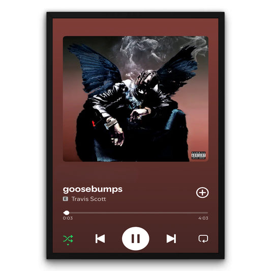 Travis Scott - Goosebumps Plakat