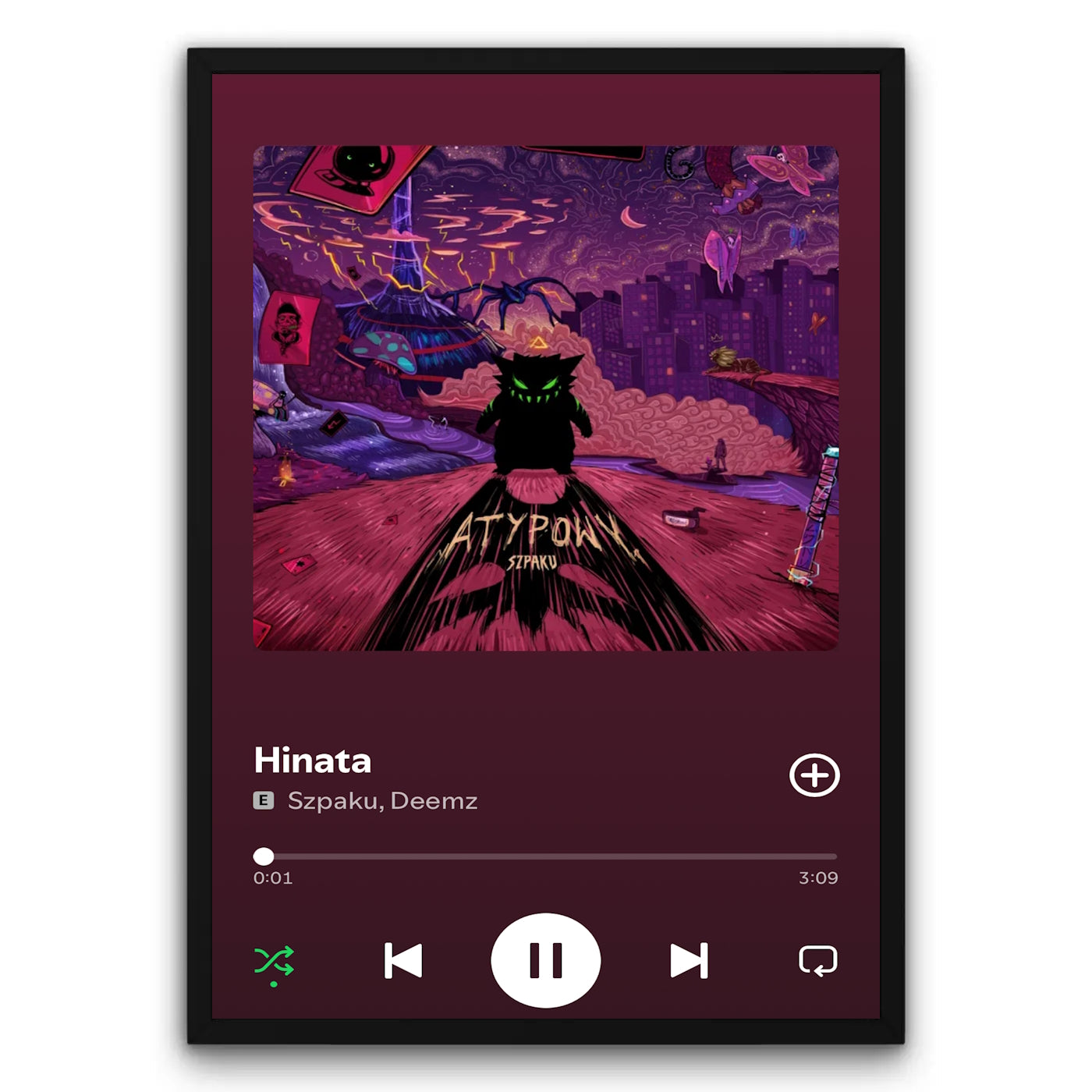 Szpaku - Hinata Plakat