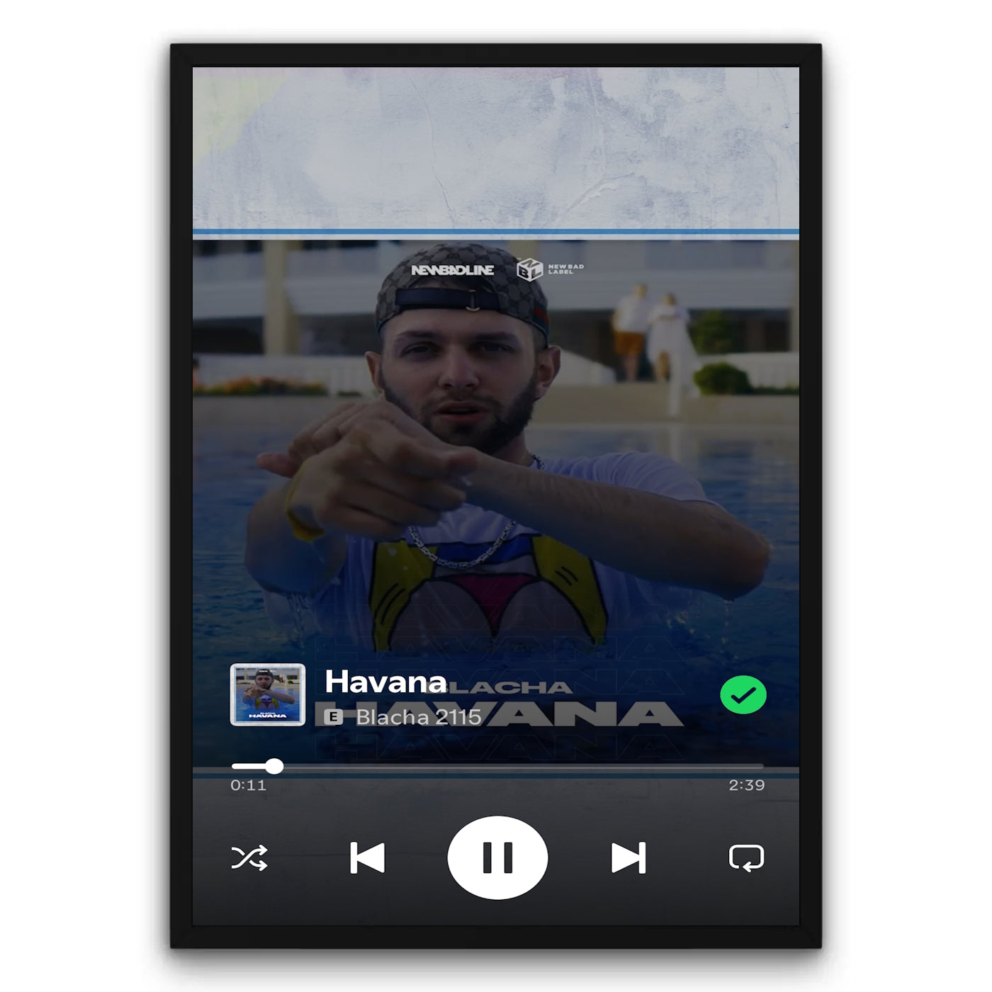 Blacha 2115 - Havana Plakat