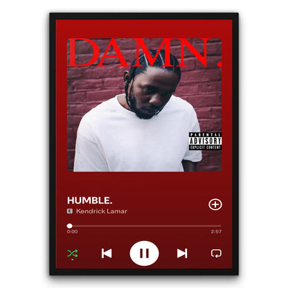 Kendrick Lamar - Humble Plakat