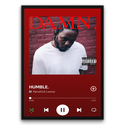 Kendrick Lamar - Humble Plakat