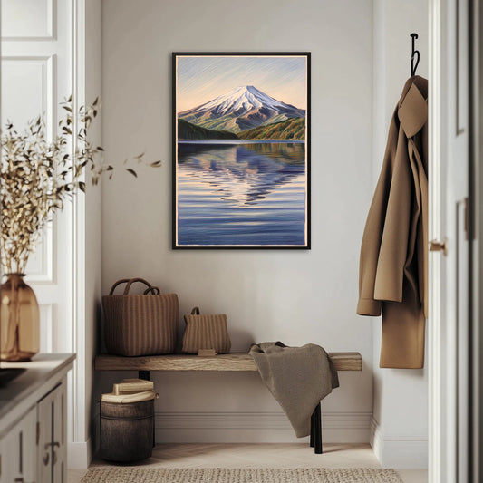 Fujisan Na Tle Jeziora Kawaguchi 2 Plakat