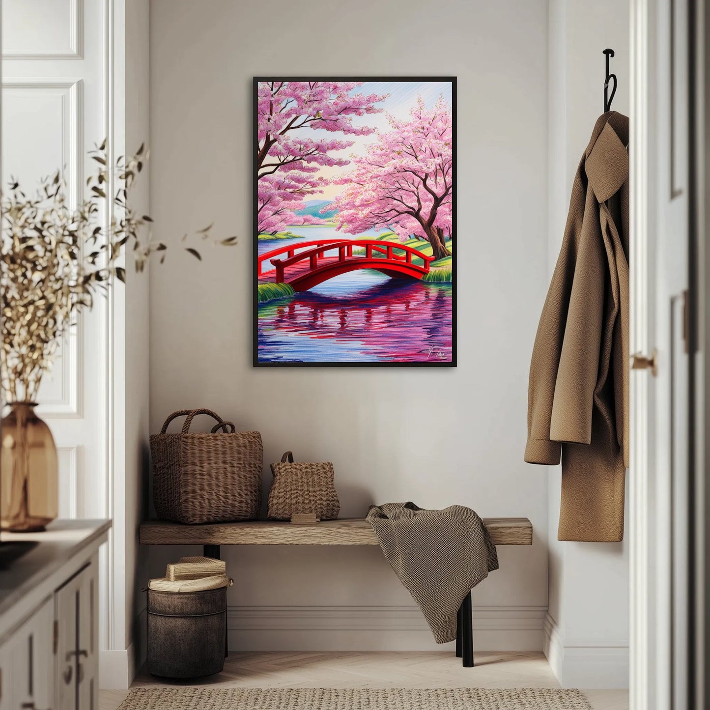 Czerwony Most Zen Plakat