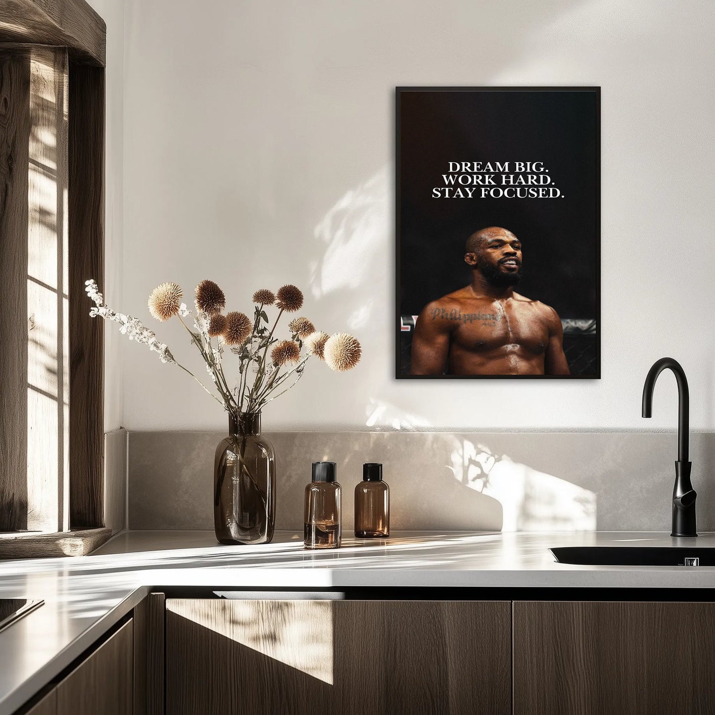 Dream big. Work hard. Stay focused. Plakat