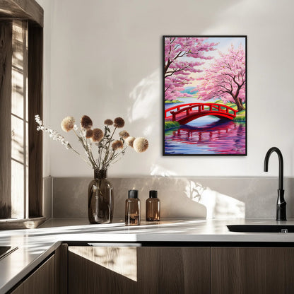 Czerwony Most Zen Plakat