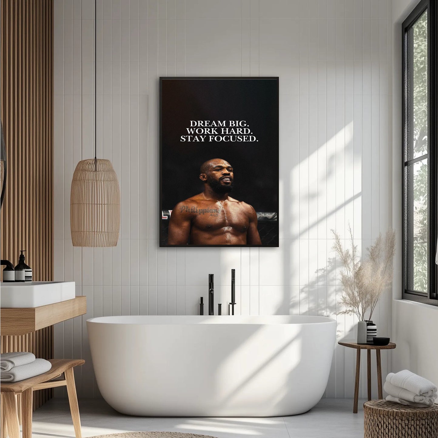 Dream big. Work hard. Stay focused. Plakat