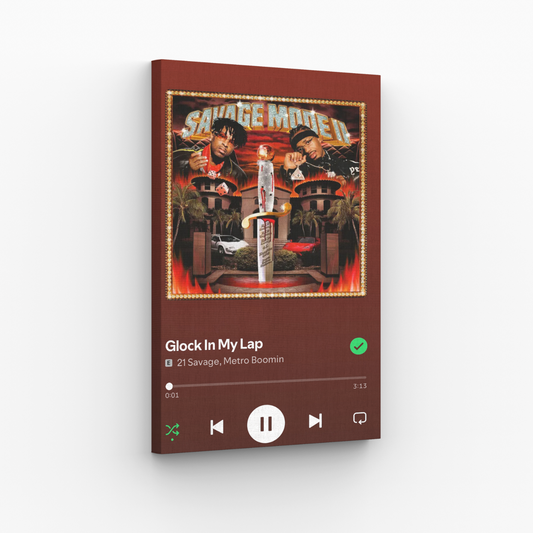 21 Savage - Glock In My Lap Obraz