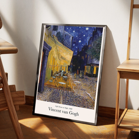 Van Gogh - Cafe Terrace at Night Plakat