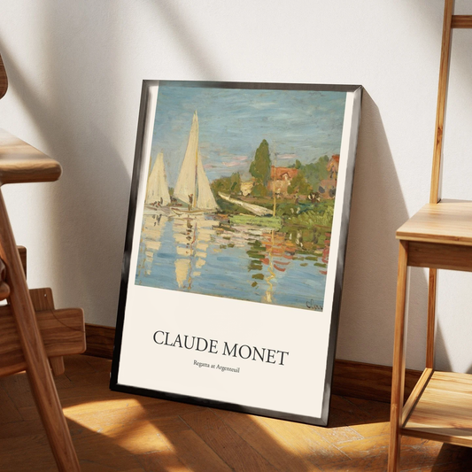 Claude Monet - Regatta at Argenteuil Plakat