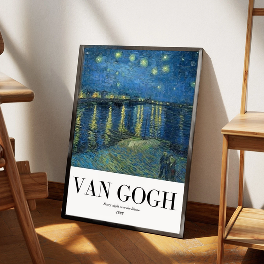 Van Gogh - Starry Night Over The Rhone Plakat