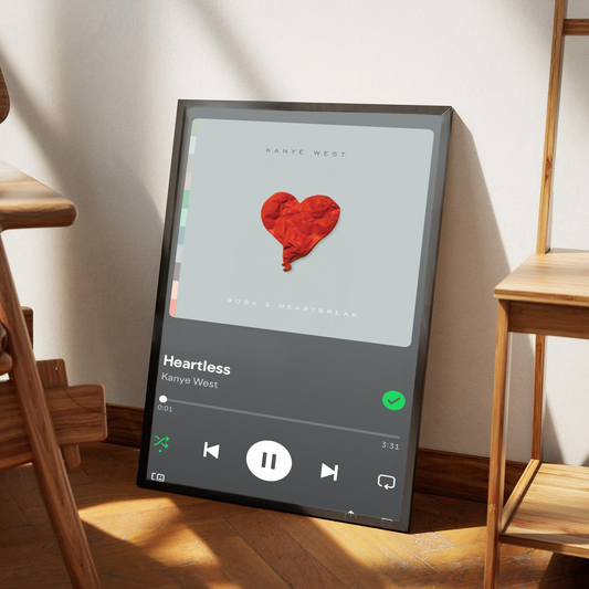 Kanye West - Heartless Plakat