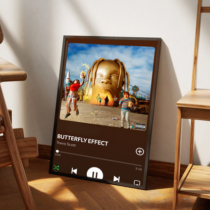 Travis Scott - Butterfly Effect Plakat