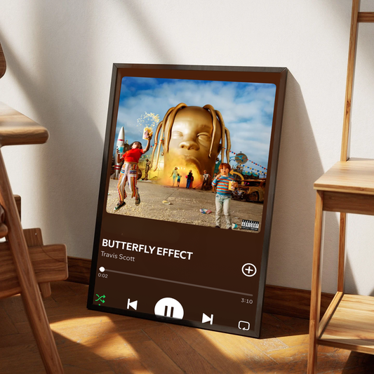 Travis Scott - Butterfly Effect Plakat