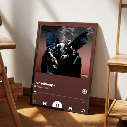 Travis Scott - Goosebumps Plakat