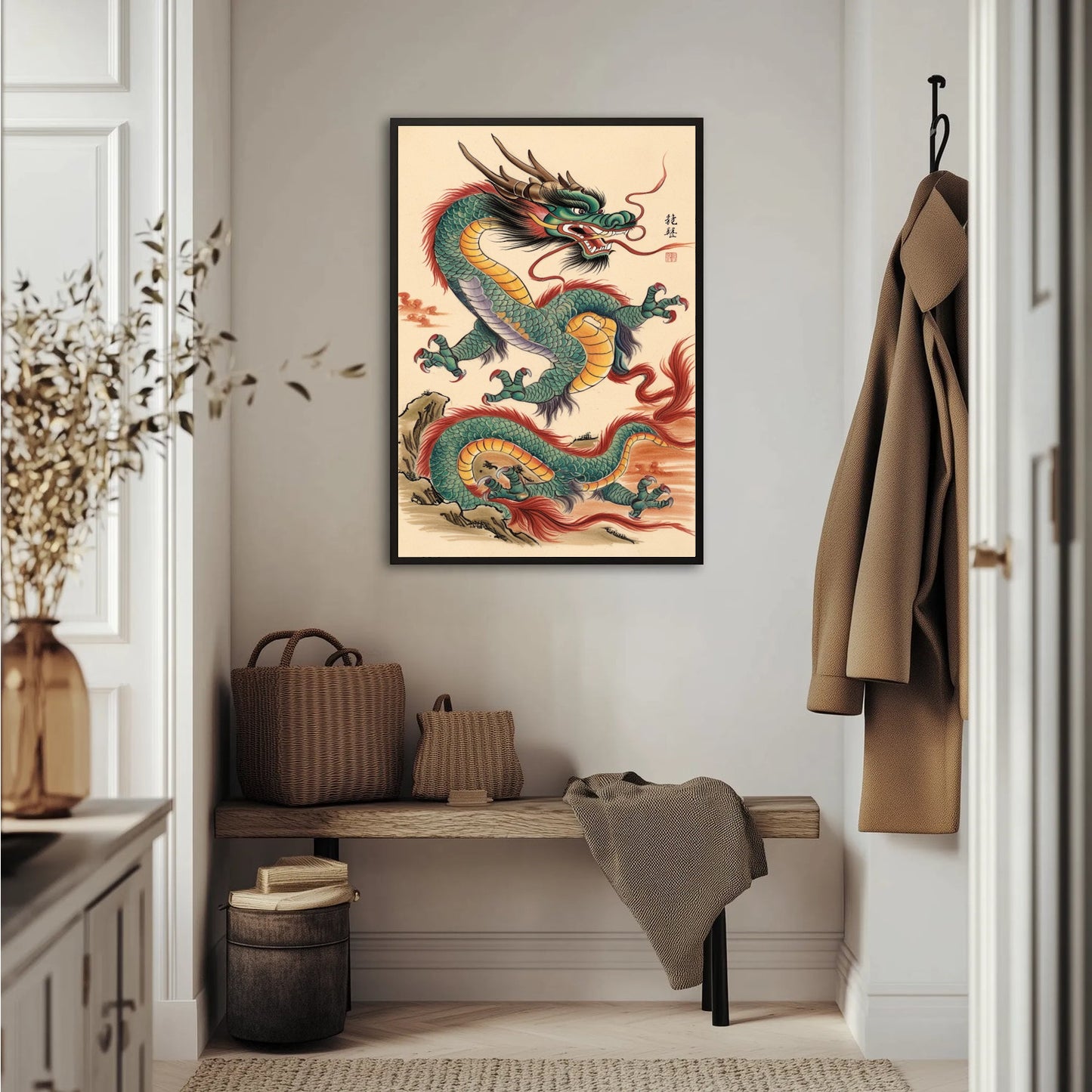 Dragon W Chińskim Stylu 2 Plakat