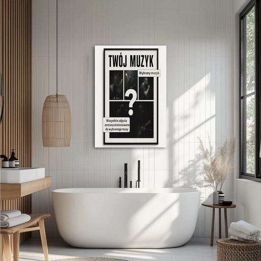 Personalizowany Obraz Muzyk