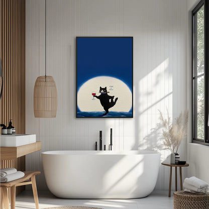 Kocia równowaga Plakat