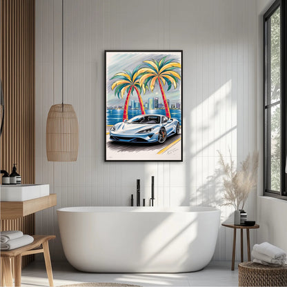 Klimat Nocy w Miami Plakat