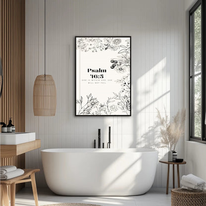 Psalm 46:5 Plakat