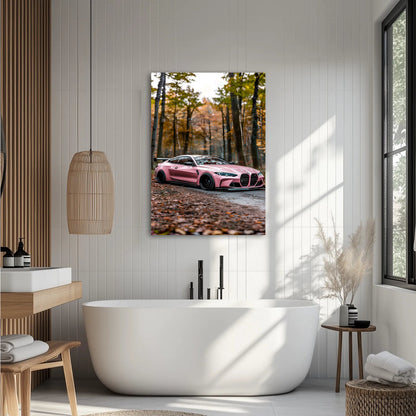 Różowe BMW M4 G82 Obraz