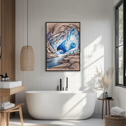 Lodowa jaskinia Plakat