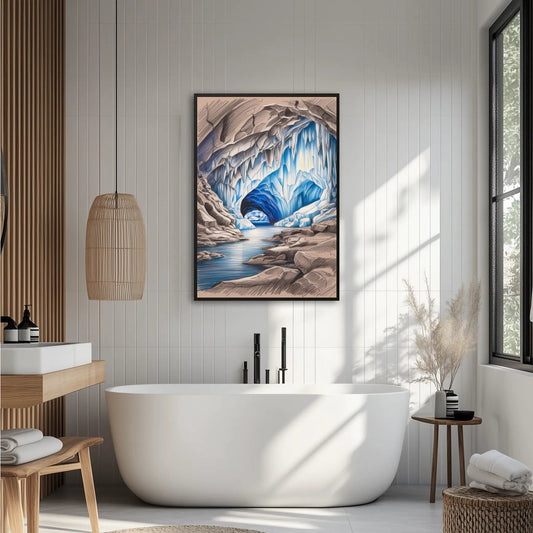 Lodowa jaskinia Plakat