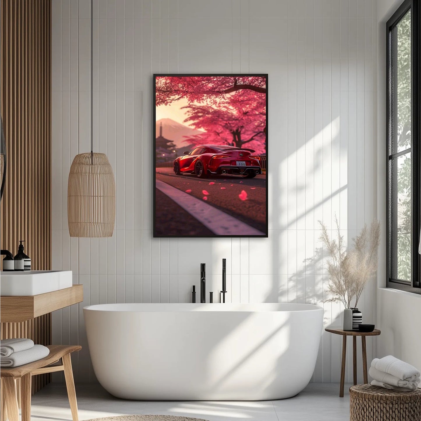 Toyota Supra Różany Horyzont Plakat