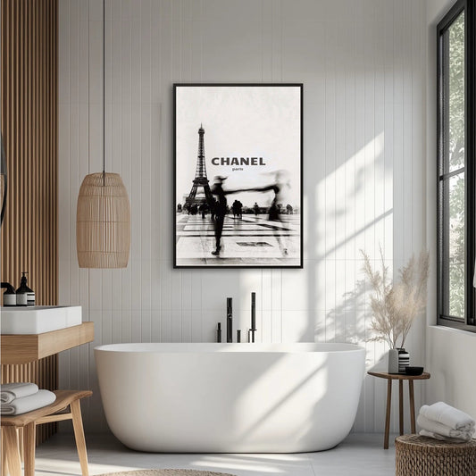 Paryska esencja Chanel Plakat