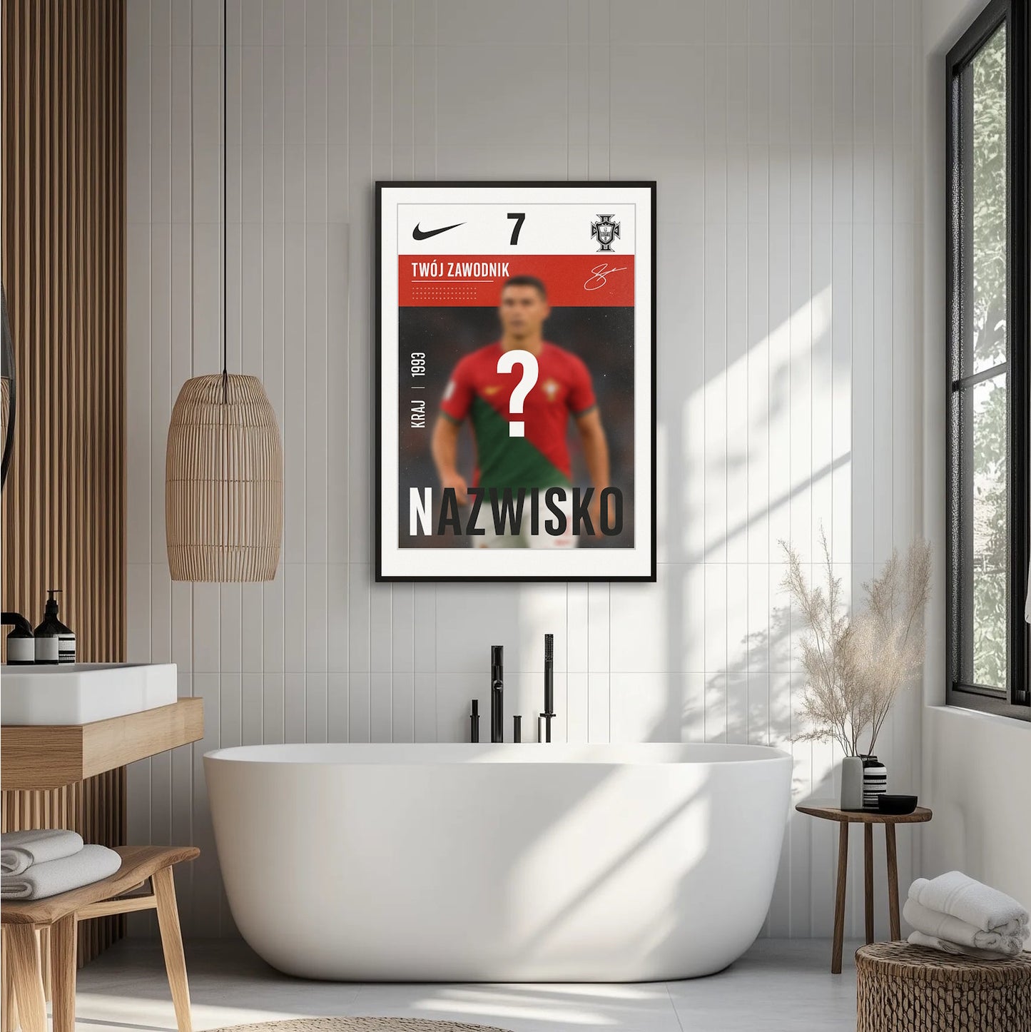 Personalizowany Plakat Piłkarz