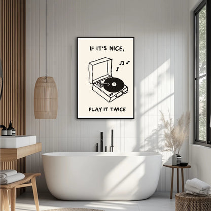 Dźwięki z winylu Plakat