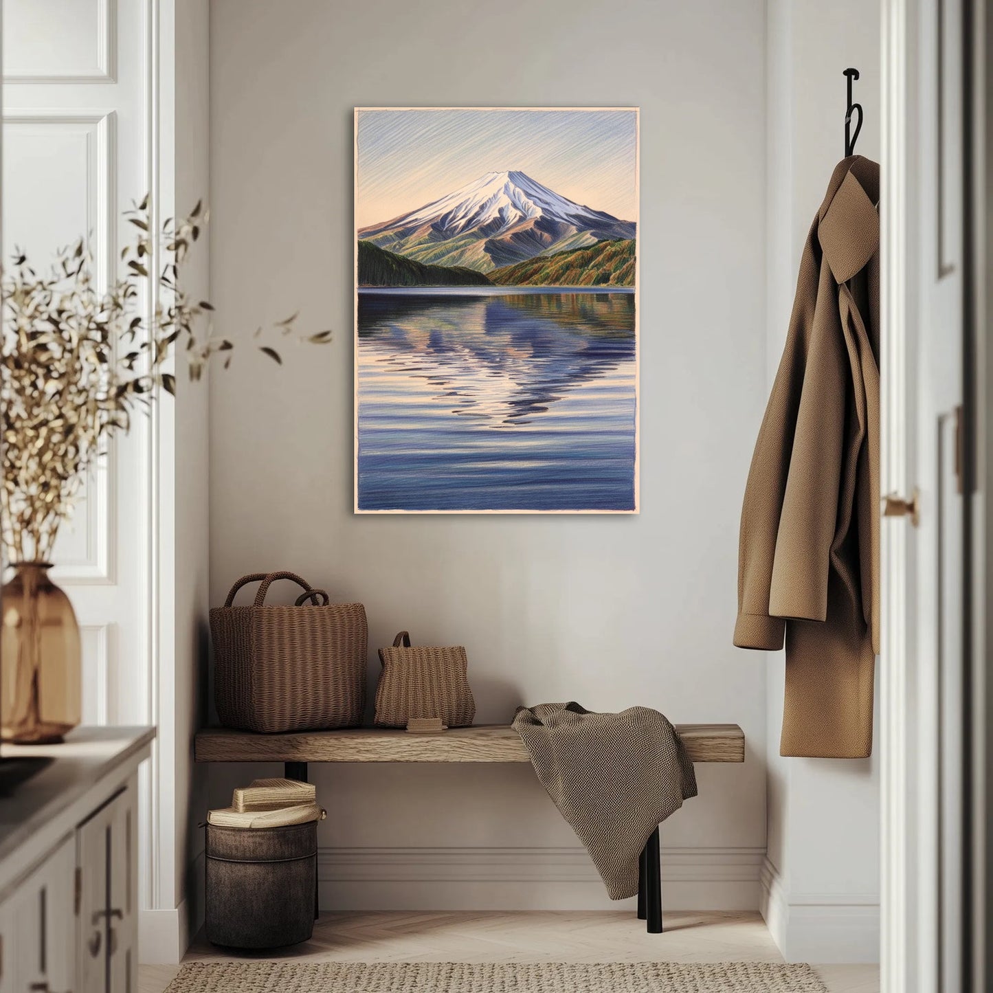 Fujisan Na Tle Jeziora Kawaguchi 2 Obraz
