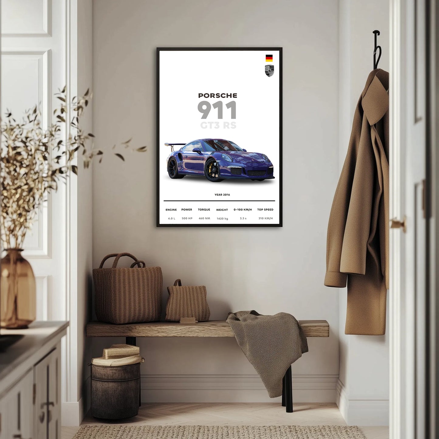 Porsche 911 GT3 RS Plakat