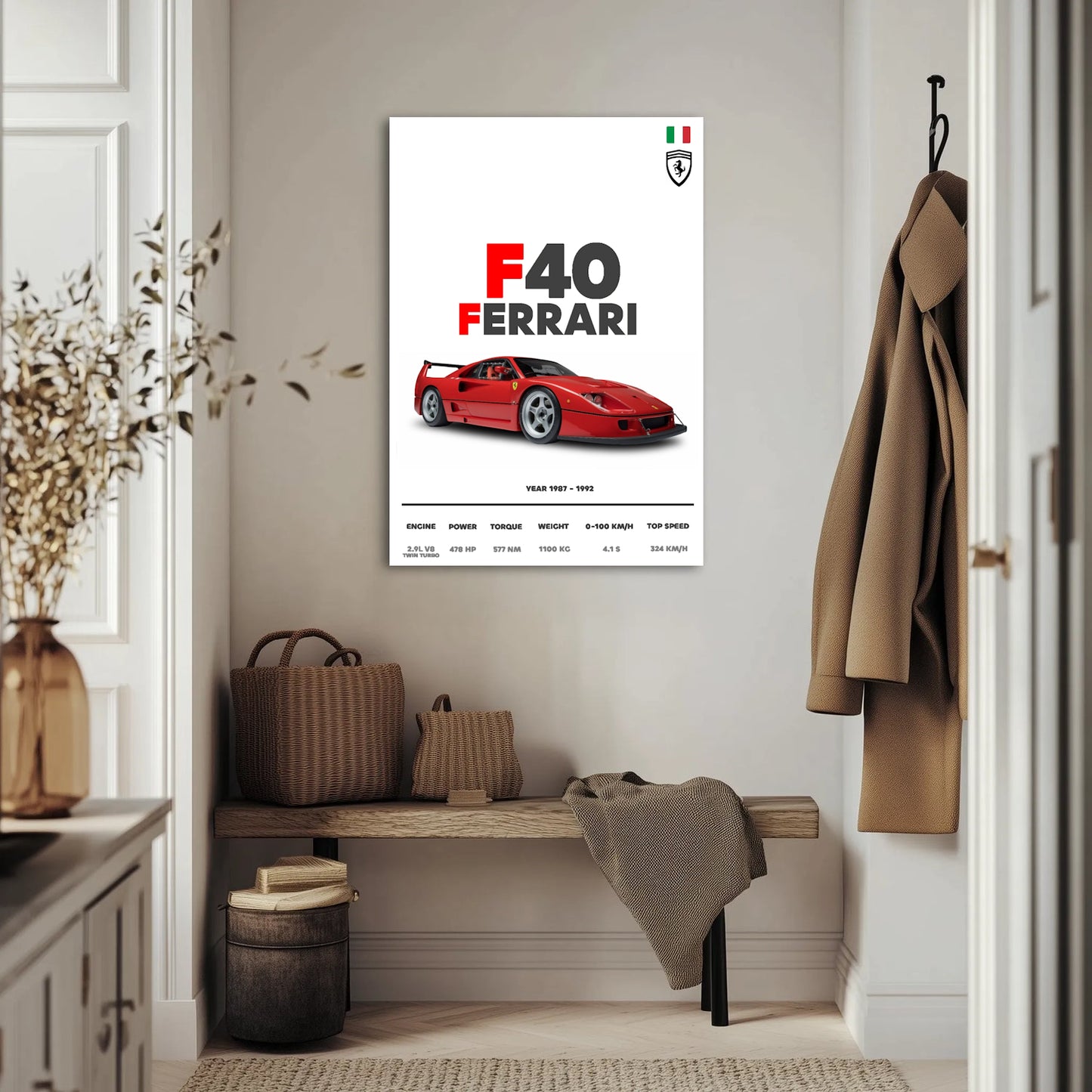 Ferrari F40 Obraz