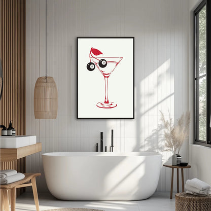 Ósemka w kieliszku Plakat