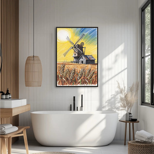 Pole Pszenicy Plakat
