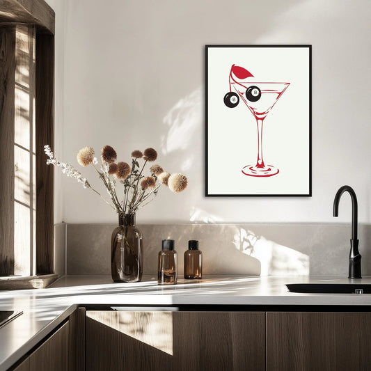 Ósemka w kieliszku Plakat