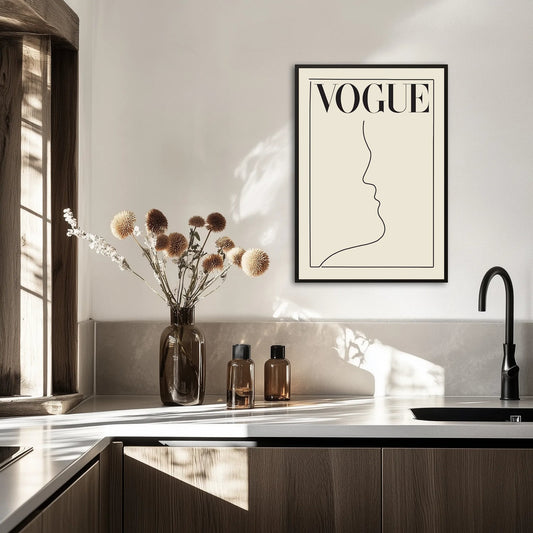 Vogue Profil Plakat