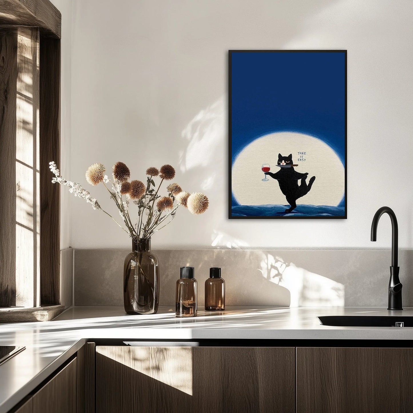 Kocia równowaga Plakat