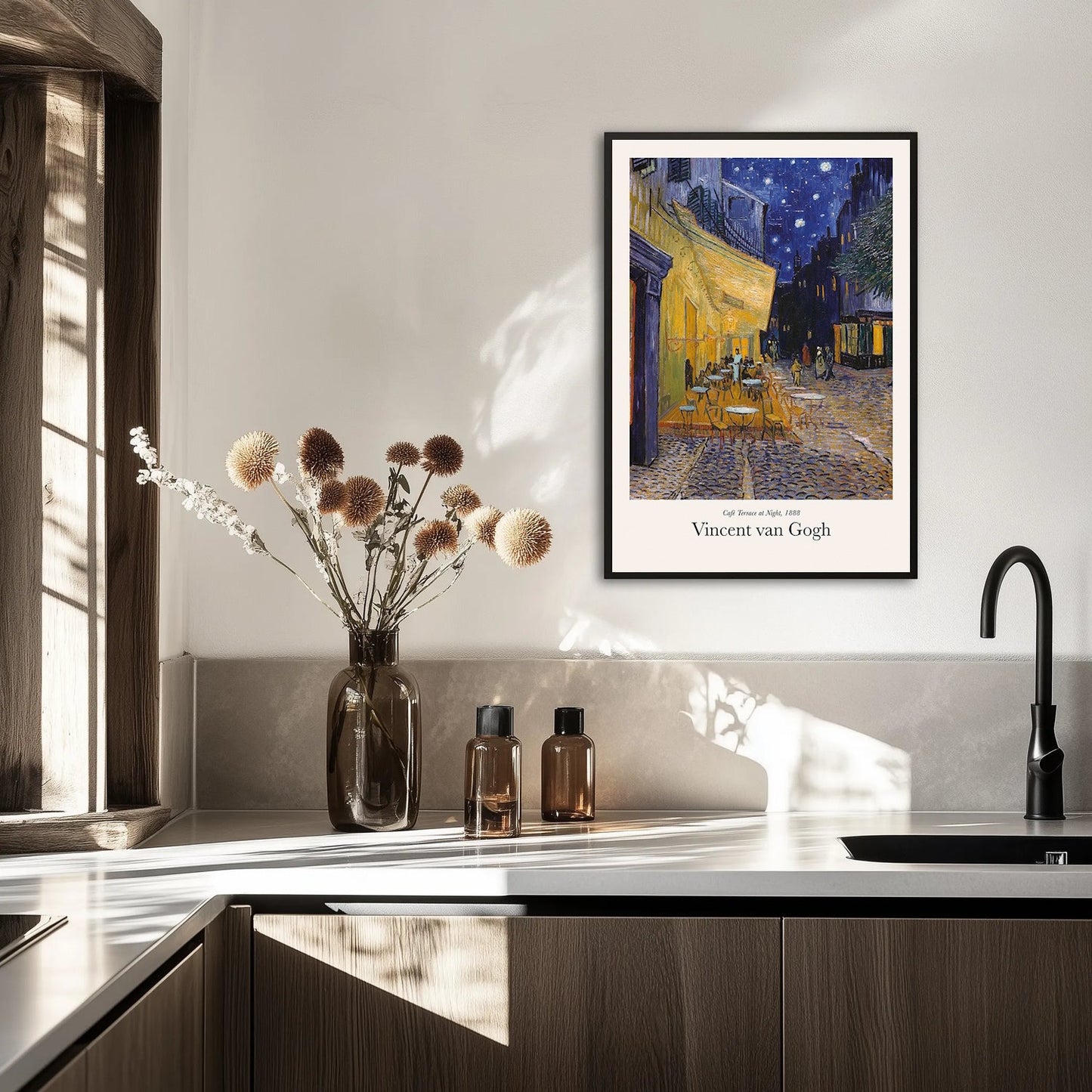 Van Gogh - Cafe Terrace at Night Plakat