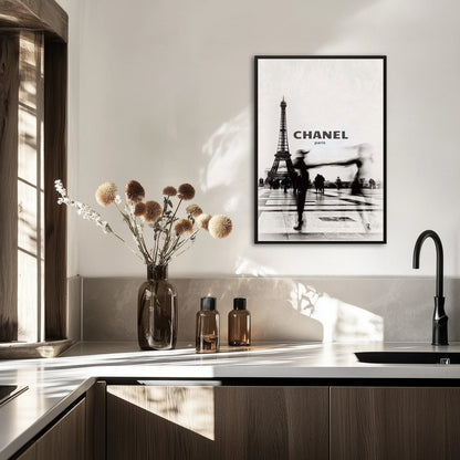 Paryska esencja Chanel Plakat