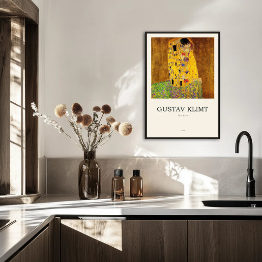 Gustav Klimt - The Kiss Plakat