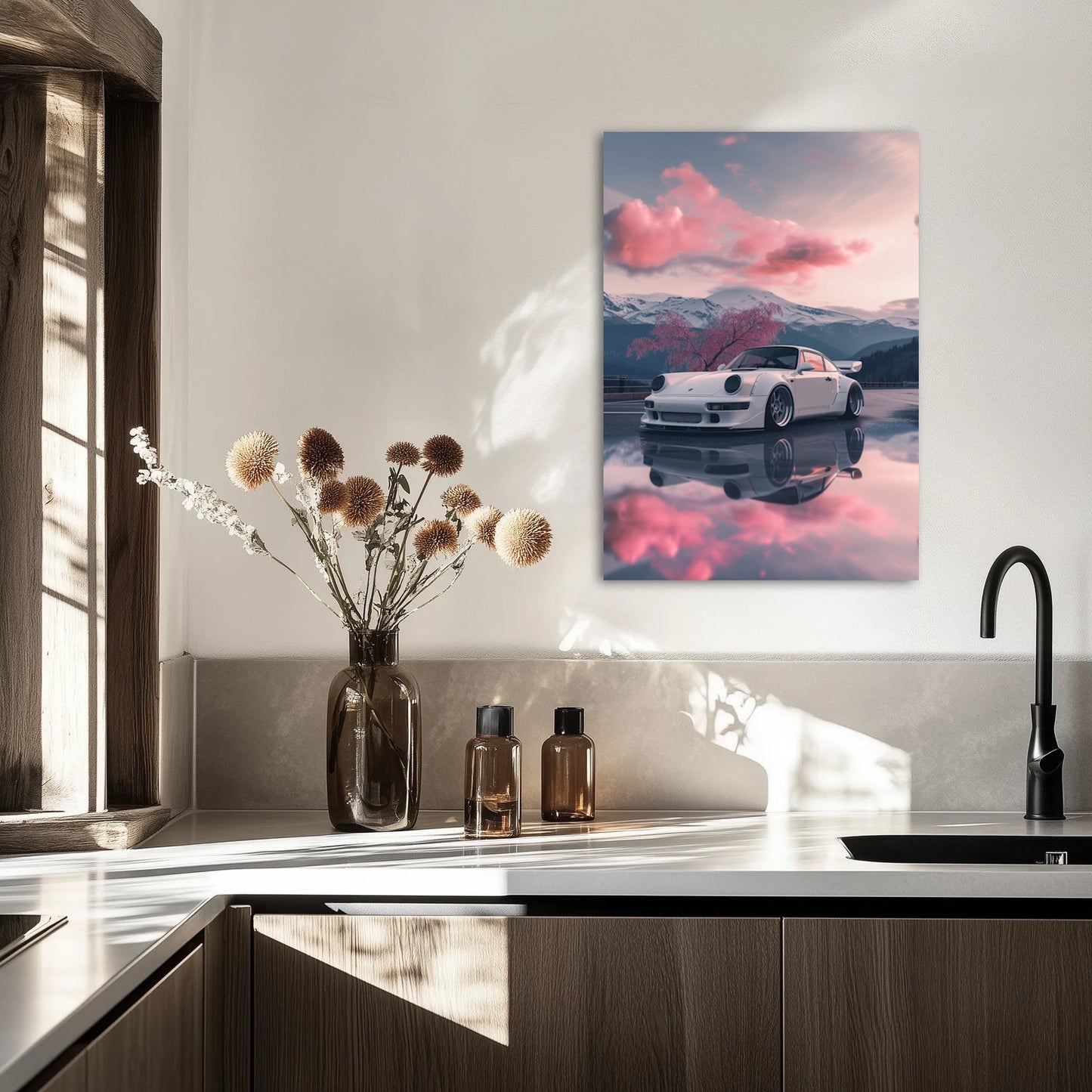 Porsche 911 Różane Niebo Obraz