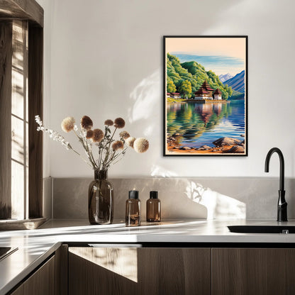 Święte Jezioro Nepal Plakat